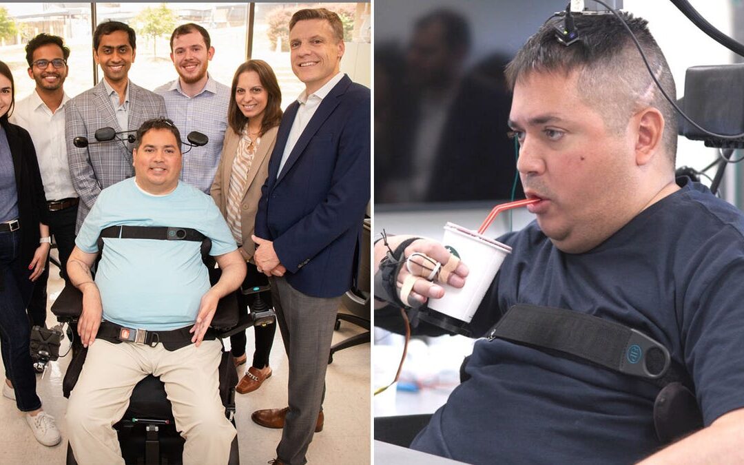 Man paralyzed in diving mishap has medical miracle a year after AI-powered brain implant